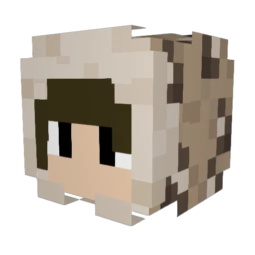 gavincorp Minecraft avatar head, 3D render
