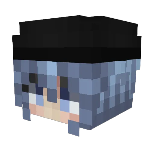 gavinfounded Minecraft avatar head, 3D render