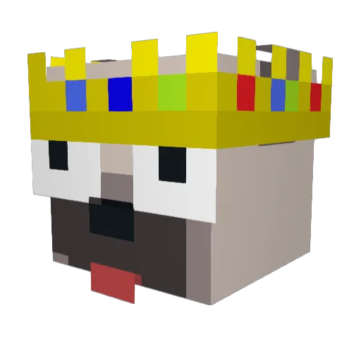 gavinguinness Minecraft avatar head, 3D render