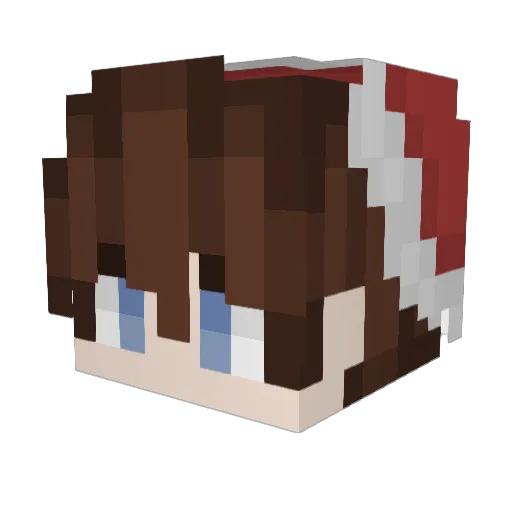 gavinhoward Minecraft avatar head, 3D render