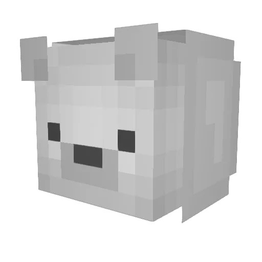 gavinmo2 Minecraft avatar head, 3D render