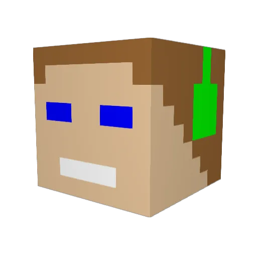 gavinstone123 Minecraft avatar head, 3D render