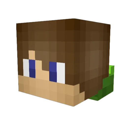 gavintrex3210 Minecraft avatar head, 3D render
