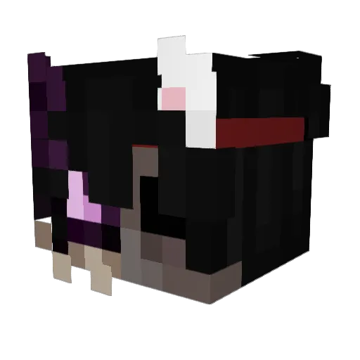 gavper Minecraft avatar head, 3D render