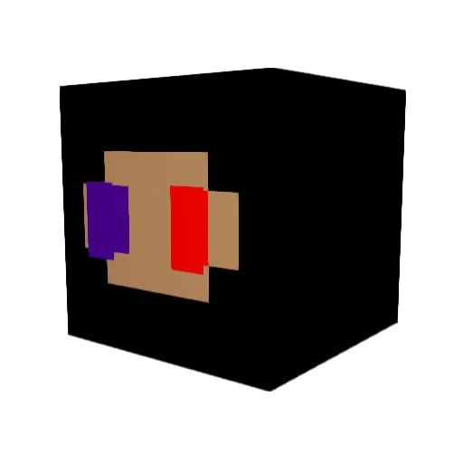 gavreemd Minecraft avatar head, 3D render