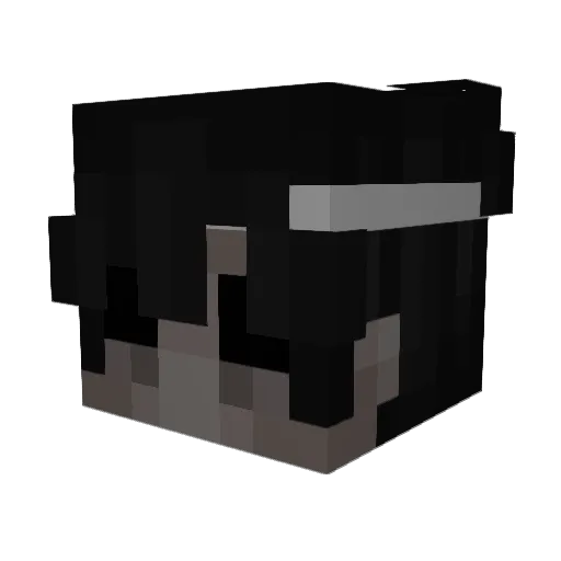 gavx Minecraft avatar head, 3D render