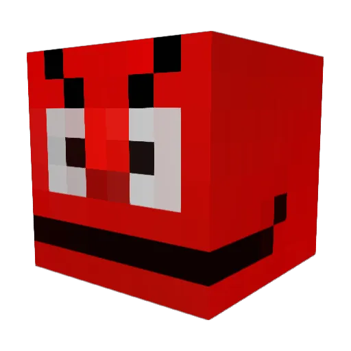 gawbeebbo Minecraft avatar head, 3D render