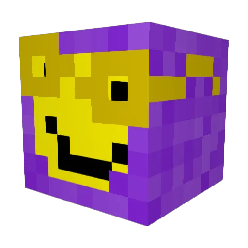 gawee Minecraft avatar head, 3D render