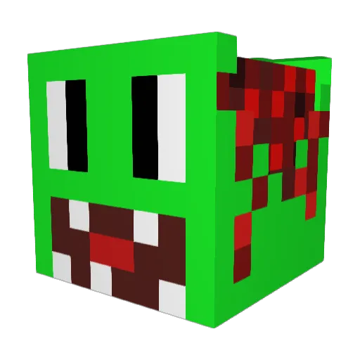 gawer2000 Minecraft avatar head, 3D render