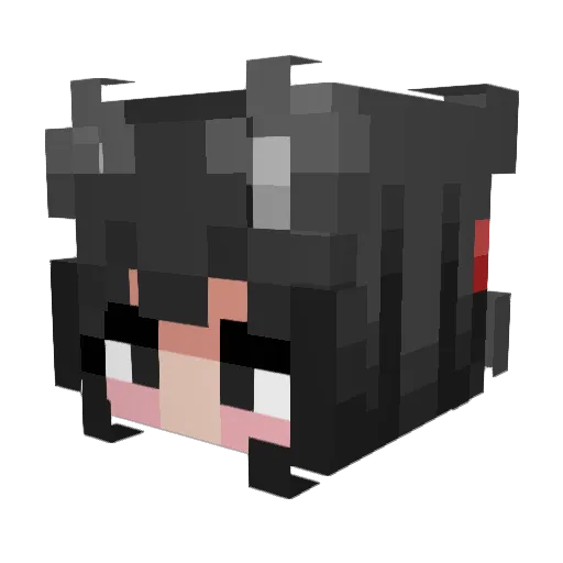 gawlee Minecraft avatar head, 3D render