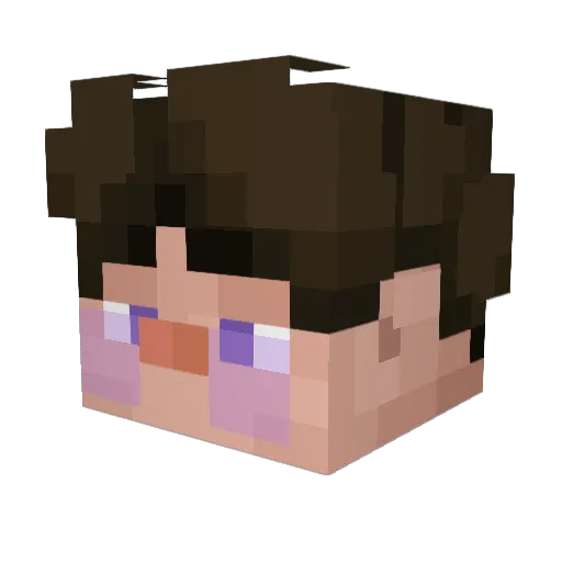 gaya4ka Minecraft avatar head, 3D render
