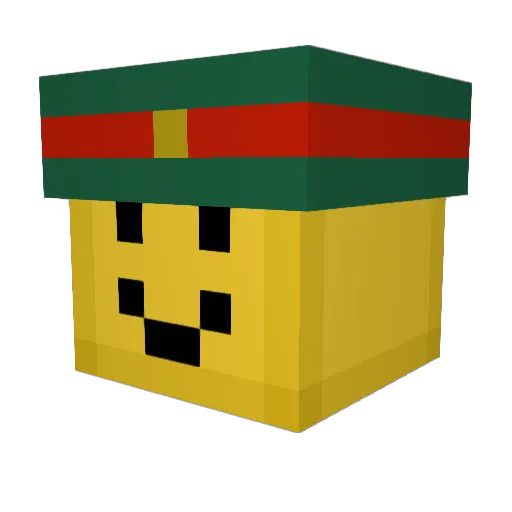 gaynig Minecraft avatar head, 3D render