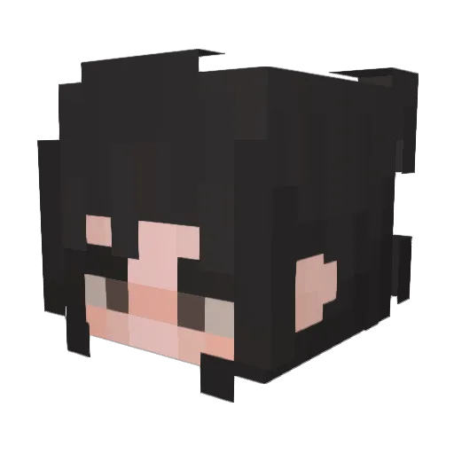 gayslur Minecraft avatar head, 3D render