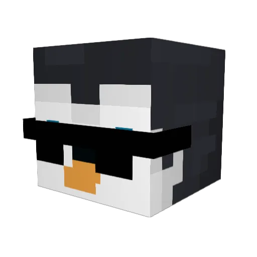 gaystrooddle Minecraft avatar head, 3D render