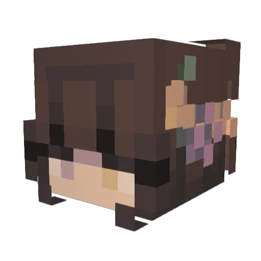 gazanfarus Minecraft avatar head, 3D render
