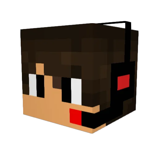 gazraz123 Minecraft avatar head, 3D render