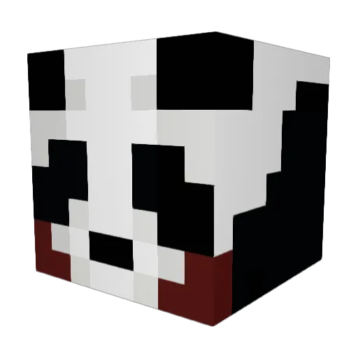 gb1812 Minecraft avatar head, 3D render