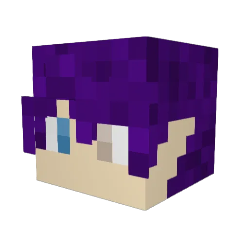 gbJacher Minecraft avatar head, 3D render