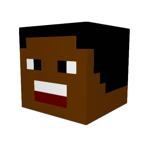 gbabs21 Minecraft avatar head, 3D render