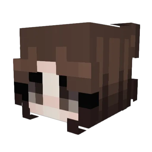 gbbuw Minecraft avatar head, 3D render
