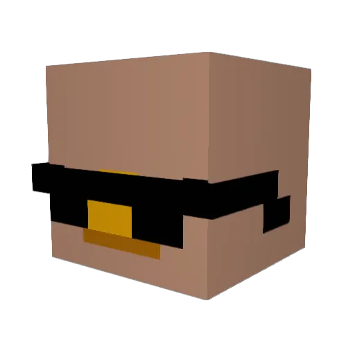 gblake12 Minecraft avatar head, 3D render