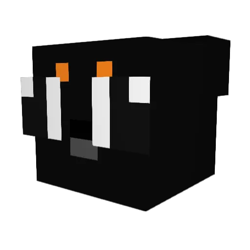 gbzkt Minecraft avatar head, 3D render