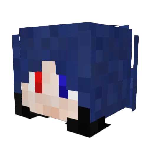 gcrose88 Minecraft avatar head, 3D render
