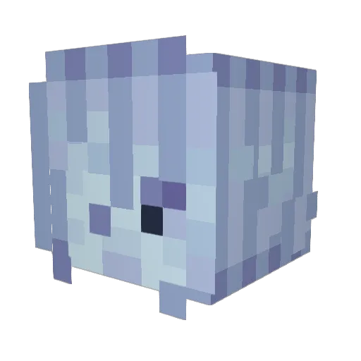 gcwiigeek Minecraft avatar head, 3D render