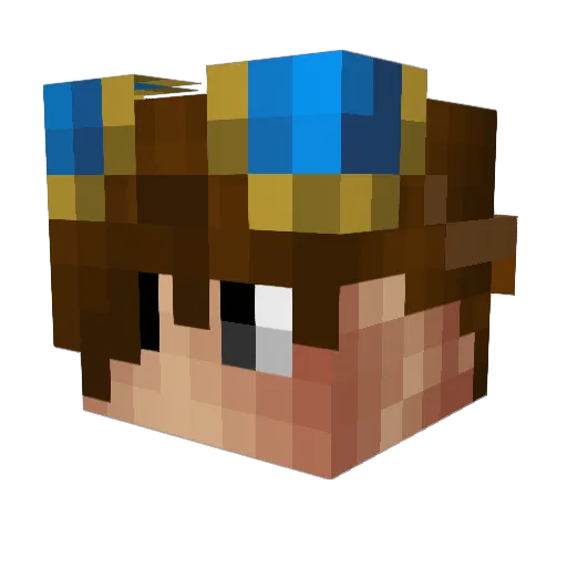 gdj164 Minecraft avatar head, 3D render