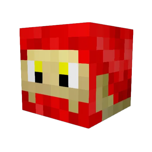 gdkeating Minecraft avatar head, 3D render