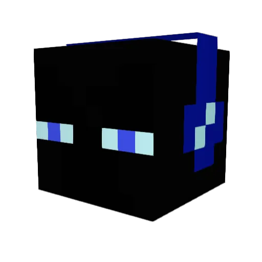 ge0ben Minecraft avatar head, 3D render
