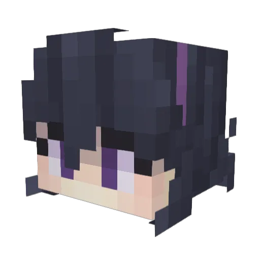 ge1sza Minecraft avatar head, 3D render