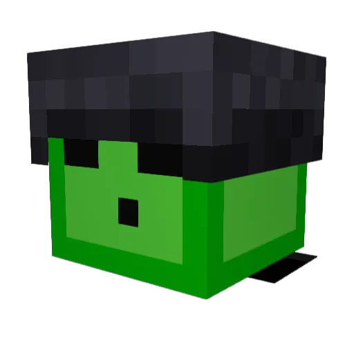 geKnxckt Minecraft avatar head, 3D render