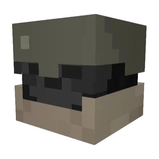 gear528 Minecraft avatar head, 3D render