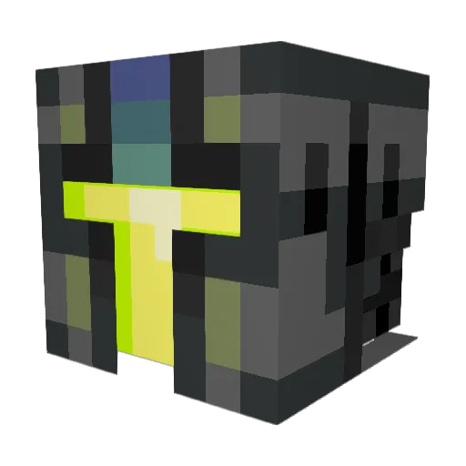 gearcog Minecraft avatar head, 3D render