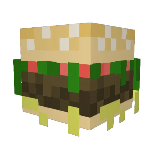 geddoo1 Minecraft avatar head, 3D render