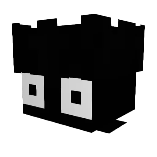 gedis110 Minecraft avatar head, 3D render