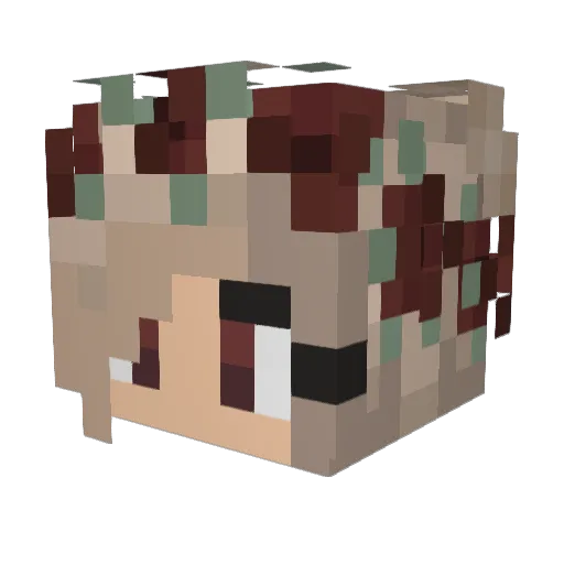 geejaw27 Minecraft avatar head, 3D render