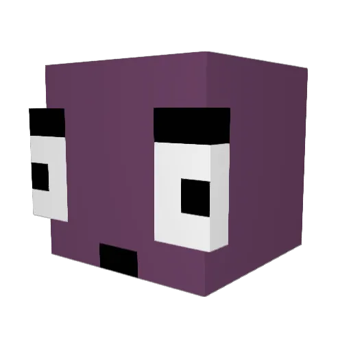geerswi Minecraft avatar head, 3D render