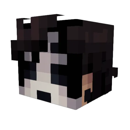 geetito Minecraft avatar head, 3D render