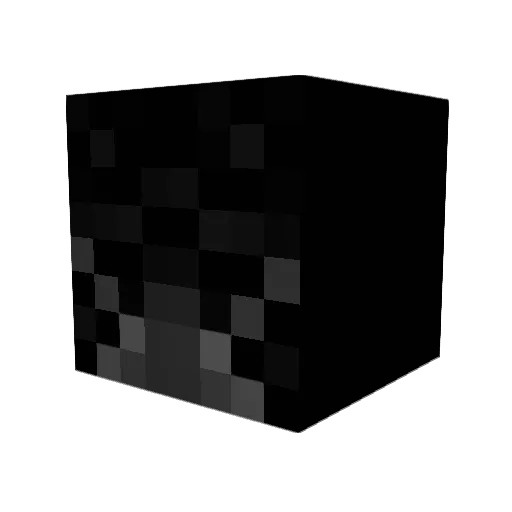 geflasht Minecraft avatar head, 3D render