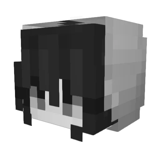 geflxpperter Minecraft avatar head, 3D render