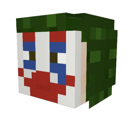 gekforyou Minecraft avatar head, 3D render