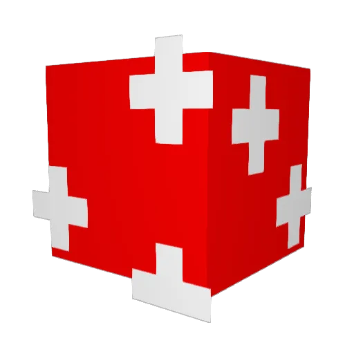 gekisibu Minecraft avatar head, 3D render
