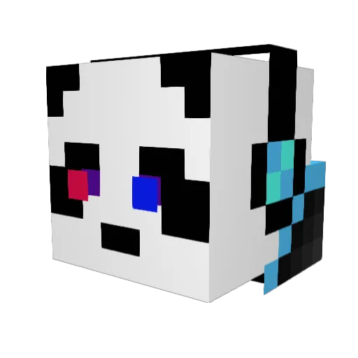 gekkeguyy Minecraft avatar head, 3D render