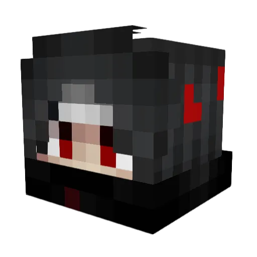 gekkonic Minecraft avatar head, 3D render