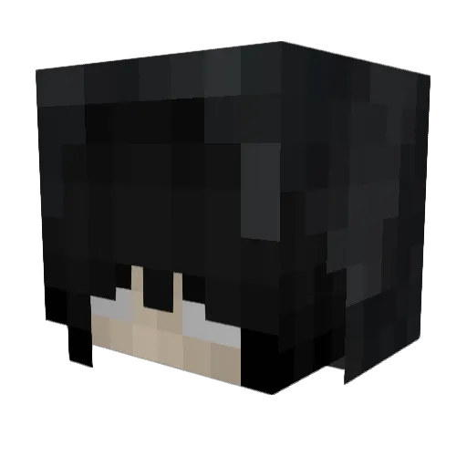 gelbling Minecraft avatar head, 3D render