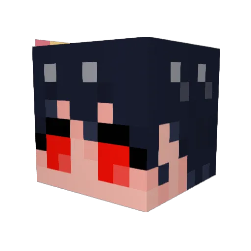 gelji Minecraft avatar head, 3D render
