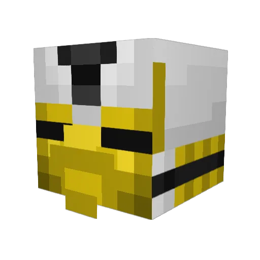 gelofunk Minecraft avatar head, 3D render