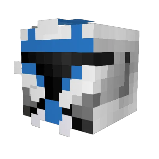 gelooooo Minecraft avatar head, 3D render